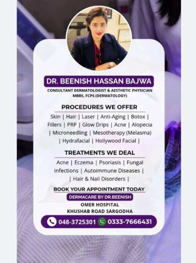 Dr Beenish Hassan bajwa