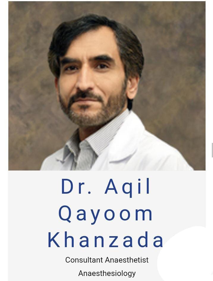 Dr Aqil Qayoom Khan Zada