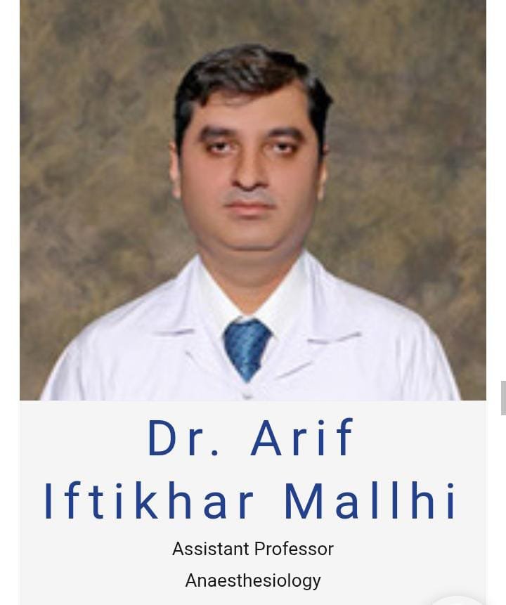 Dr Arif Iftakhar Mallahi