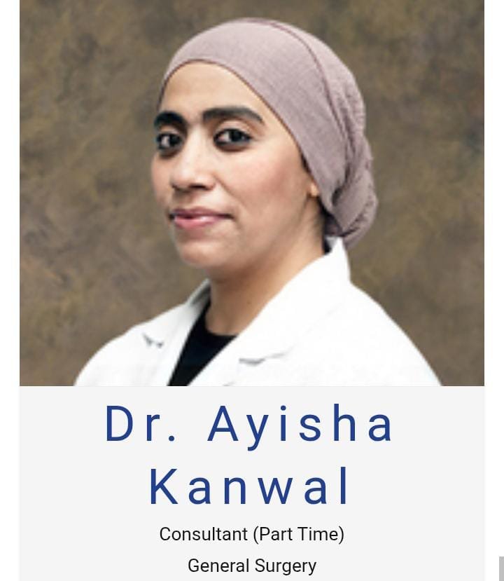 Dr Ayisha kanwal