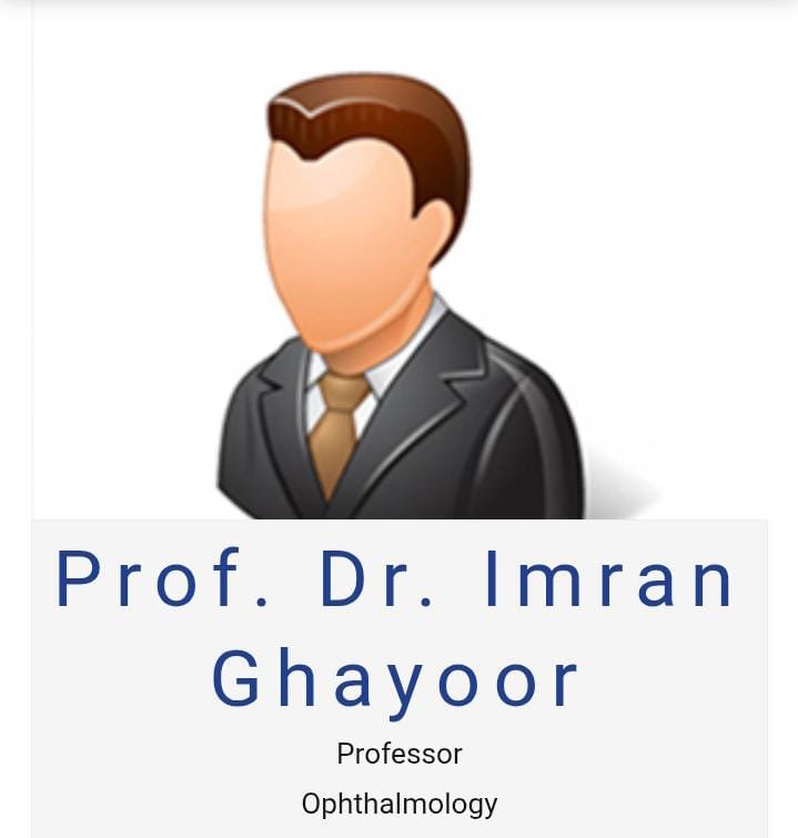 Prof Dr Imran Ghayoor