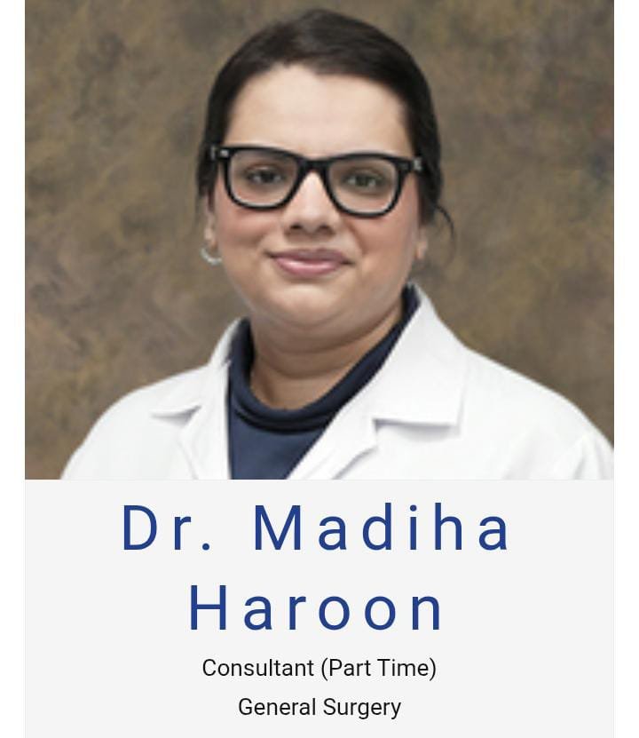 Dr Madiha Haroon