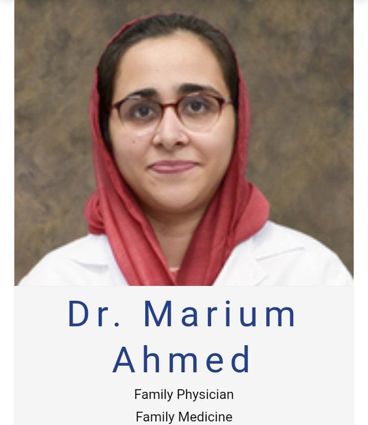Dr Marium Ahmad