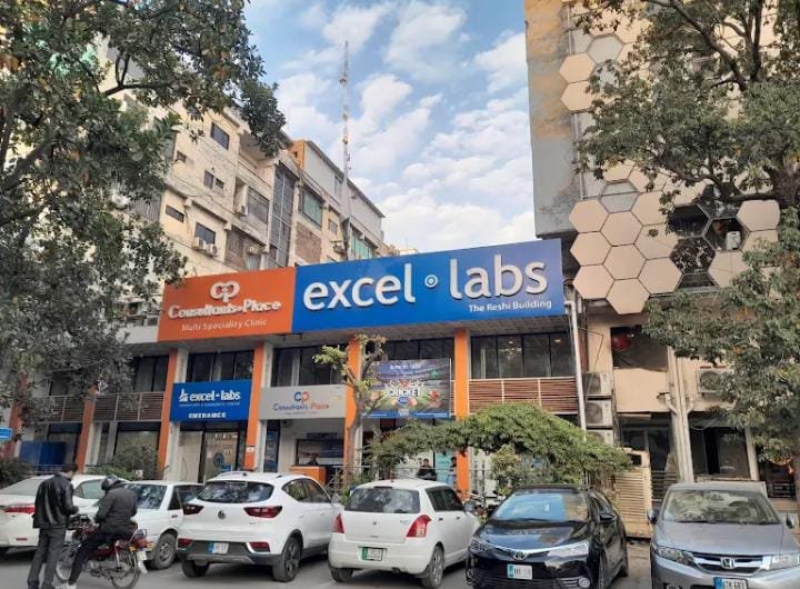 Map of Excel Labs - Blue Area - Islamabad